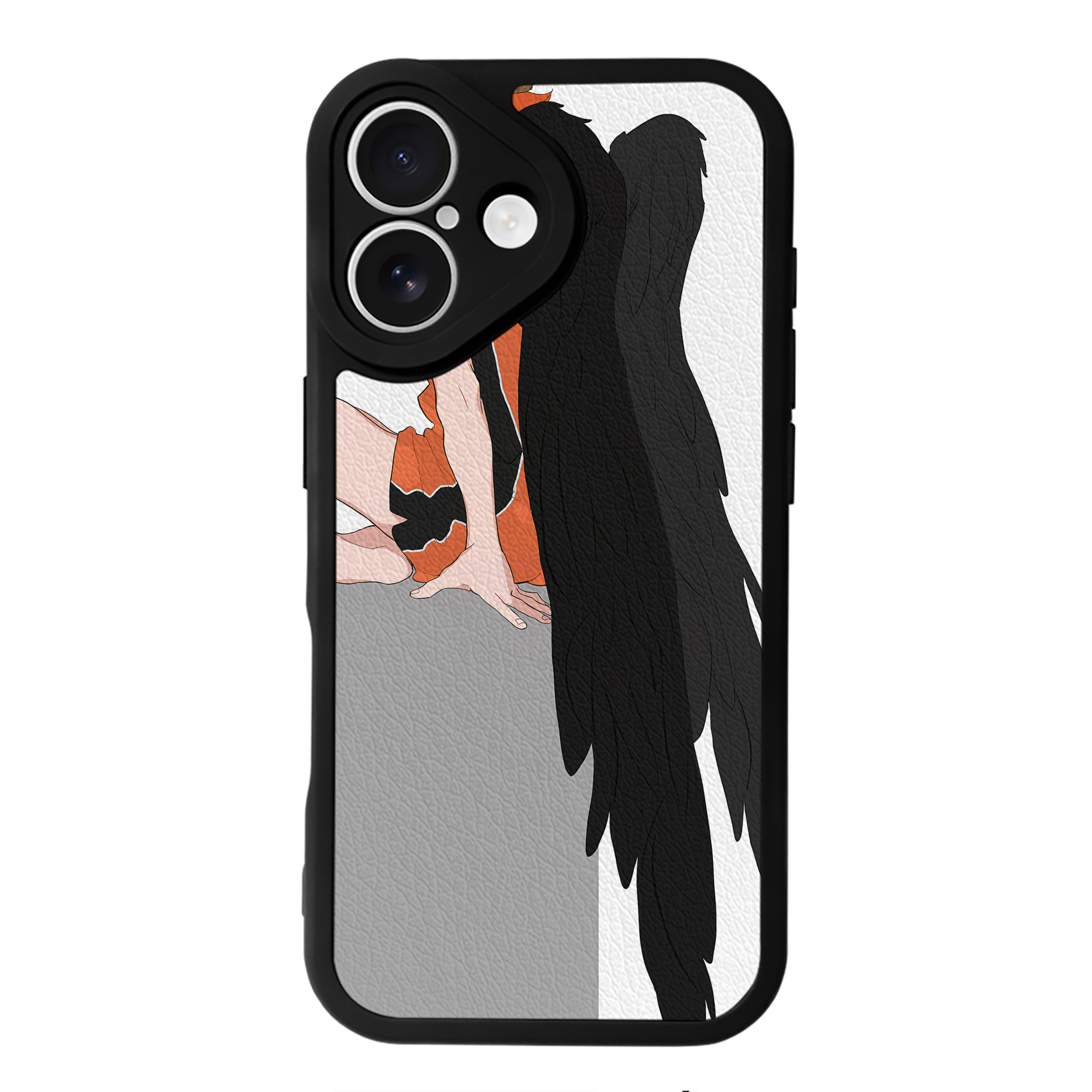 （画像用） ハイキュー!! Haikyu!! 【iPhone 16シリーズ対応】シリコンスマホケース（レザー調） 材質：シリコン